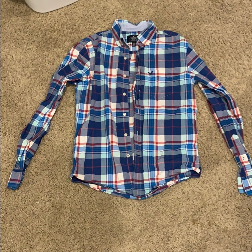 American eagle classic fit button down